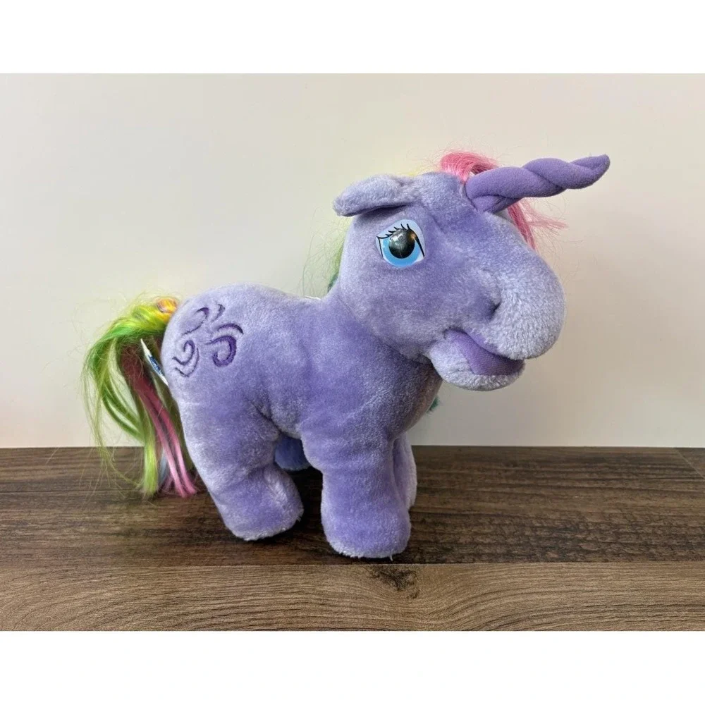 Vintage Hasbro Softies My Little Pony Windy Purple Horse 10
